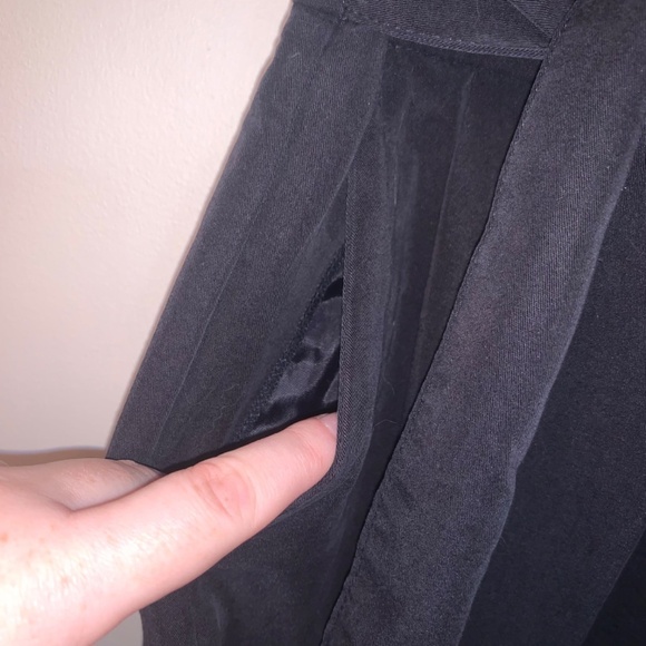 Zara Black High Rise Tie Front Shorts M - Picture 4 of 7